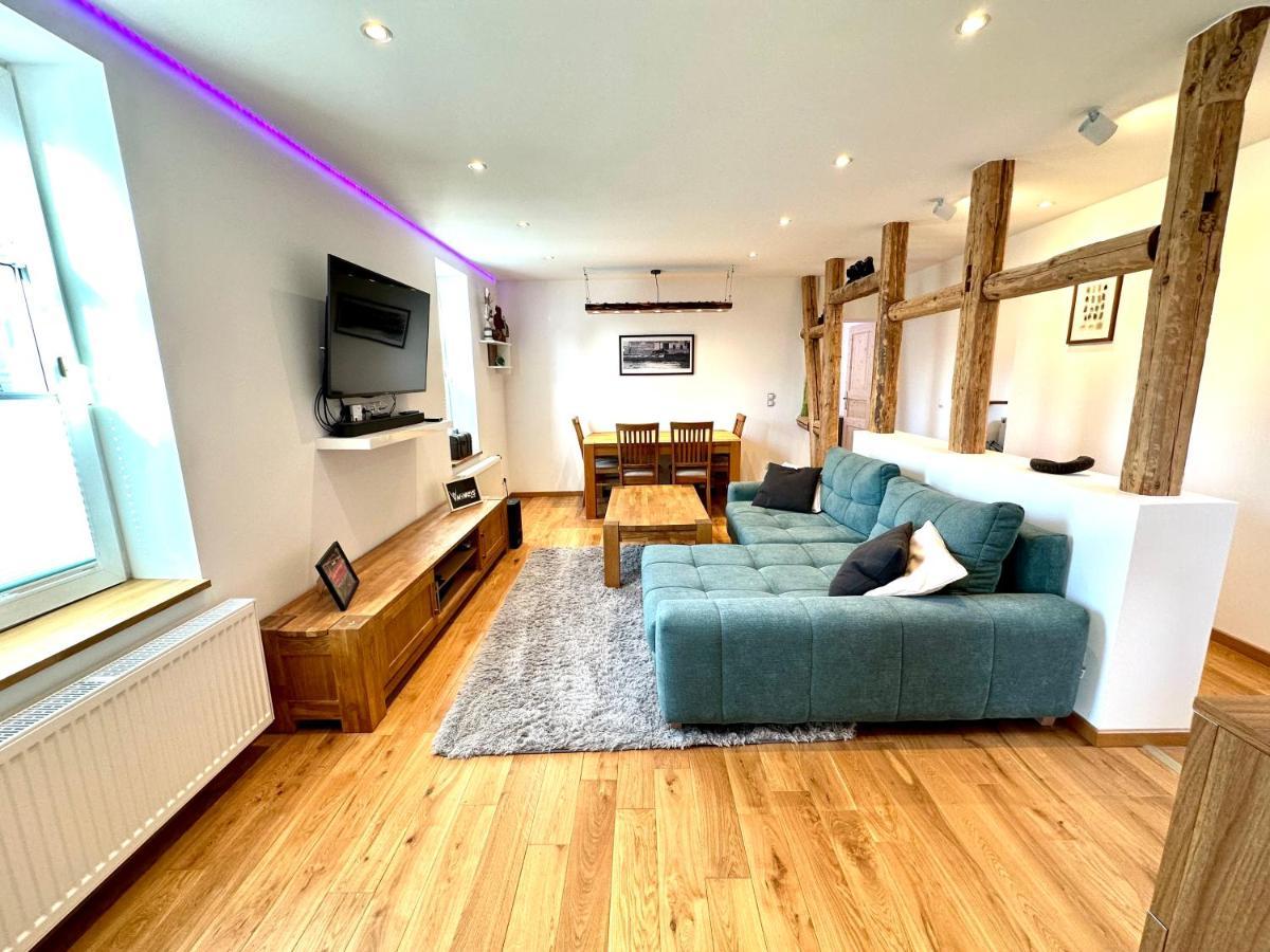 Ferienwohnung Zur Hohe Str Бад-Лангензальца Экстерьер фото