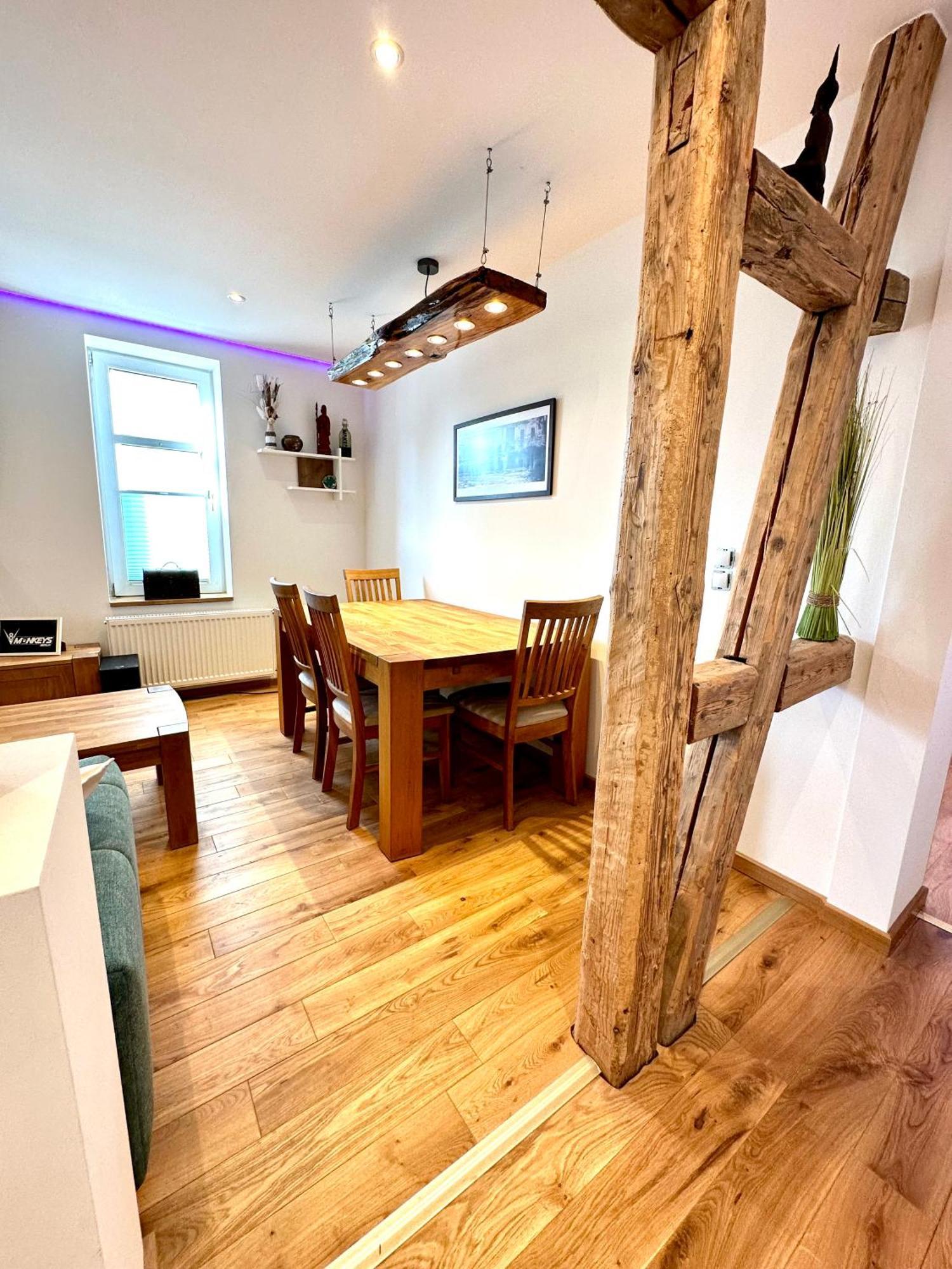 Ferienwohnung Zur Hohe Str Бад-Лангензальца Экстерьер фото